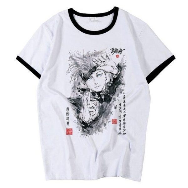 T-shirt Jujutsu Kaisen Gojo Satoru Calligraphy JMS2812